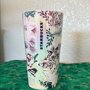 Starbucks Pastel Holiday enchanted forest Ceramic Tumbler